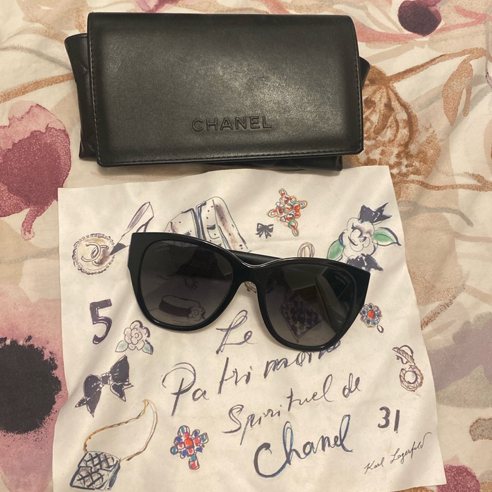 Chanel butterfly sunglasses polarized